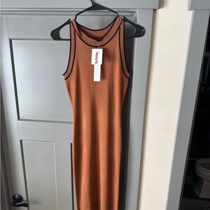 NWT - Workshop Republic Clothing Women's Brown Midi Dress